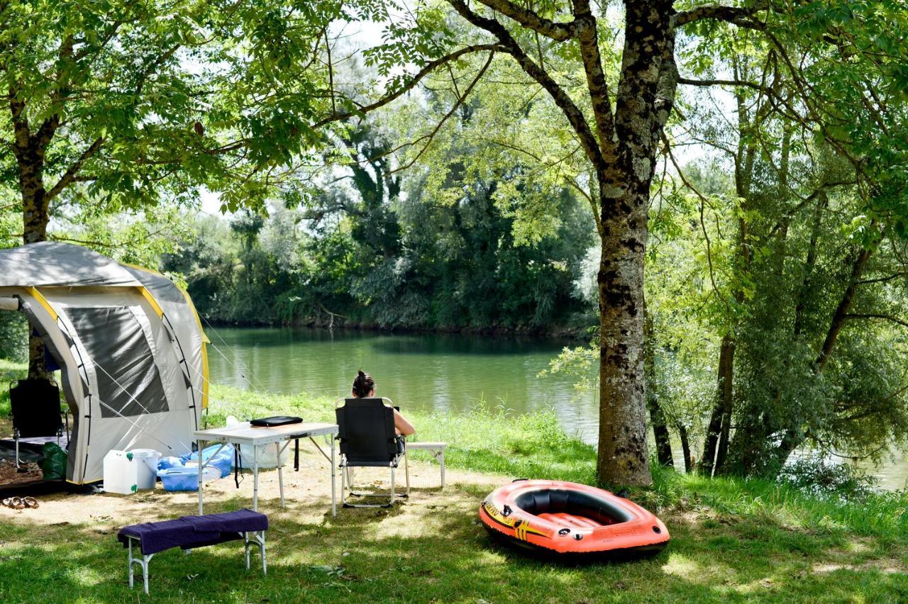 Huttopia La Plage Blanche Ounans Bagian luar foto